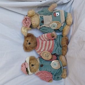 NWT Boyds Bears Spring 1999 Bailey & Friends Plush Set